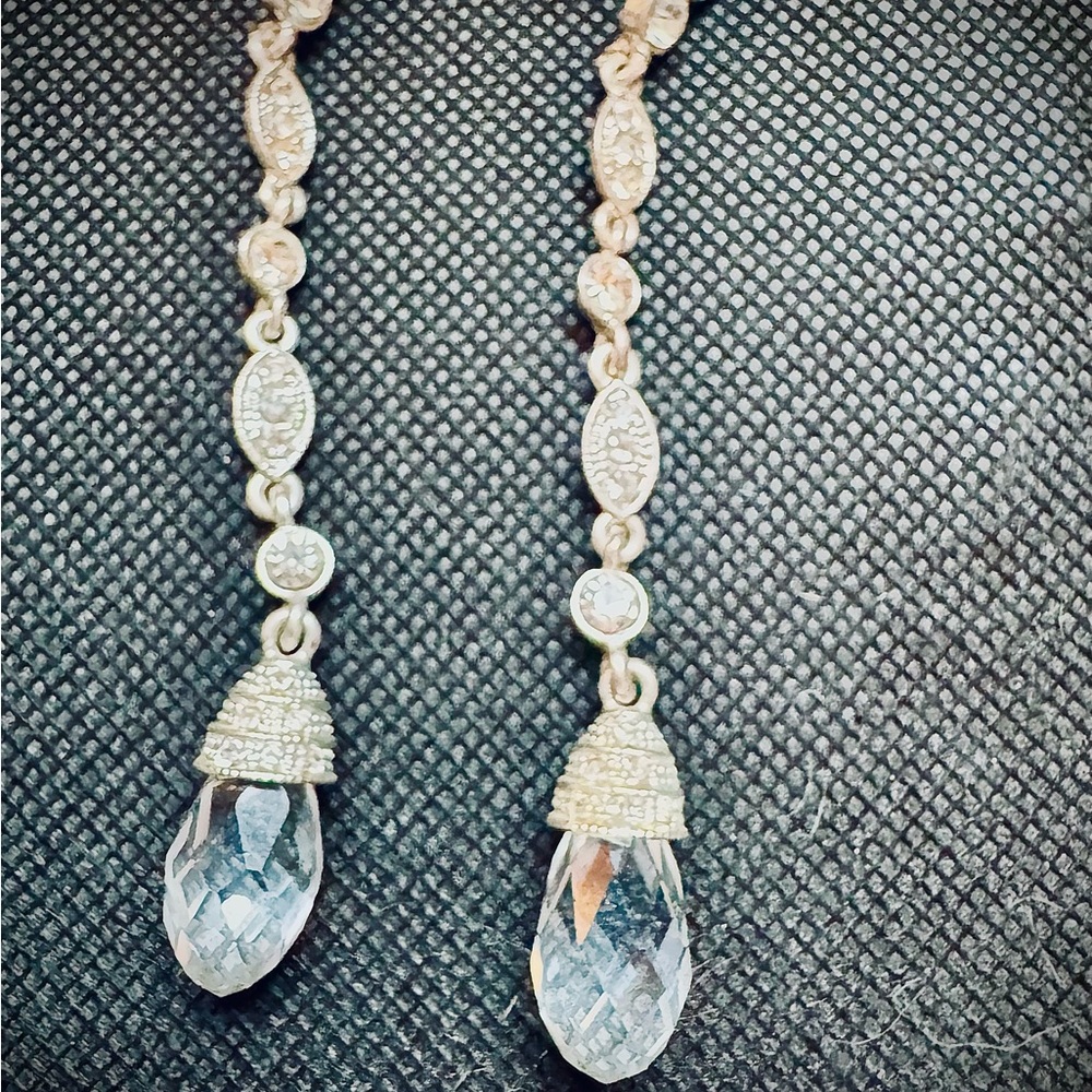 Elegant Silver Drop Earrings